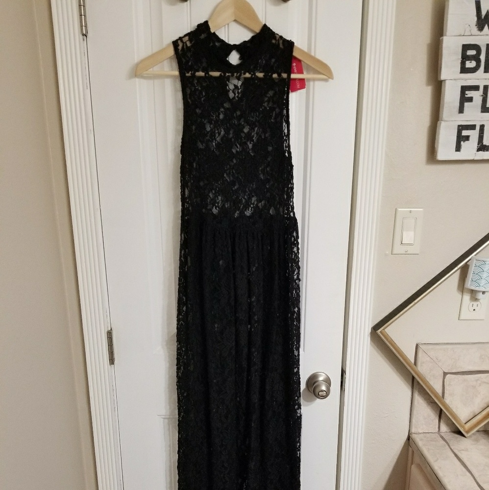 NWT Love Culture black lace dress